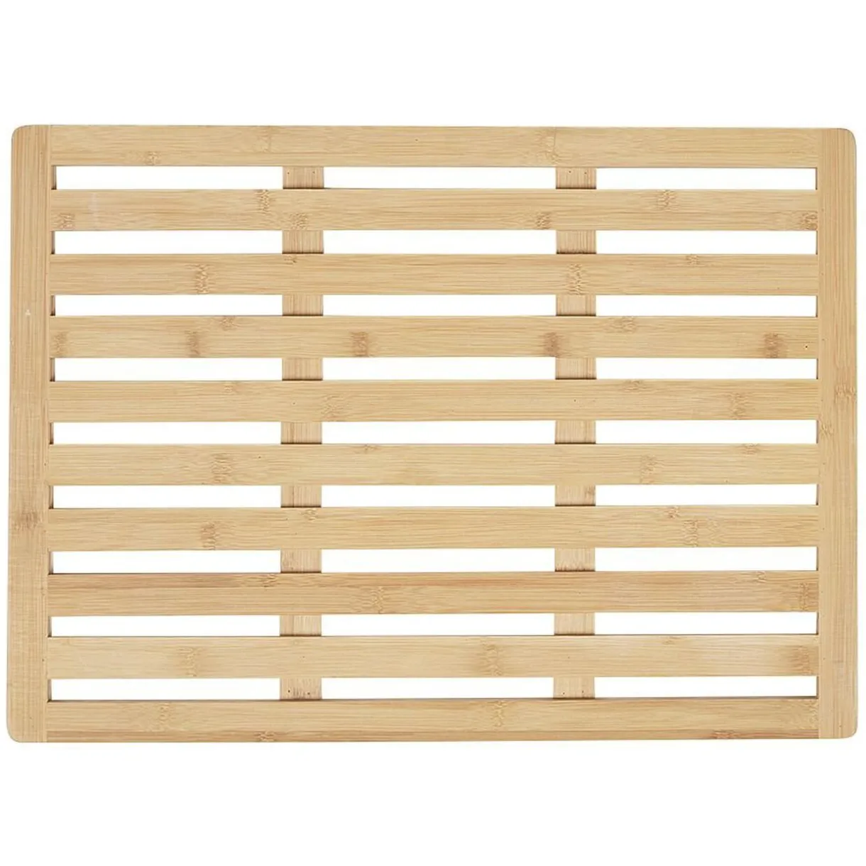 Clearance Gifi Caillebotis de salle de bain en bambou