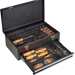 Discount Gifi Caisse à outils en acier 119 pièces