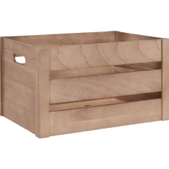 Rangement|Gifi Caisse de rangement en bois Taille L