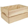 Rangement|Gifi Caisse en bois pin massif à monter soi-même petit modèle