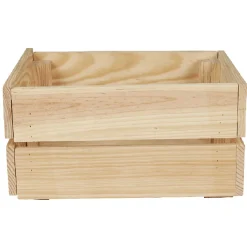 Rangement|Gifi Caisse en bois pin massif à monter soi-même petit modèle