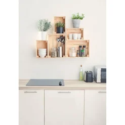 Rangement|Gifi Caisse en bois pin massif à monter soi-même moyen modèle