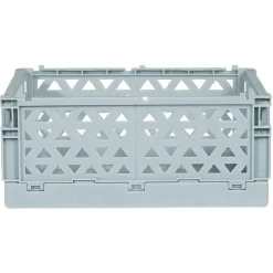 Rangement|Gifi Caisse pliable polypropylène 17x12x7.5cm bleu