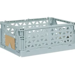 Rangement|Gifi Caisse pliable polypropylène 17x12x7.5cm bleu