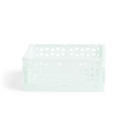 Rangement|Gifi Caisse pliable polypropylène 17x12x7.5cm vert pastel