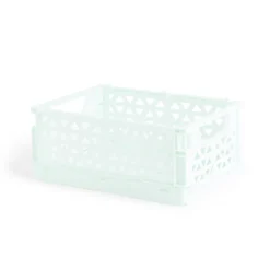Rangement|Gifi Caisse pliable vert pastel 3,4L - 24x17xH10cm