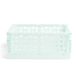 Rangement|Gifi Caisse pliable vert pastel 9,1L- 33x23xH14cm