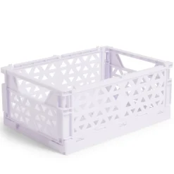 Rangement|Gifi Caisse pliable violet pastel 3,4L - 24x17xH10cm