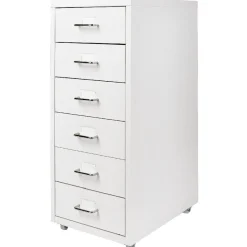 Rangement|Gifi Caisson 6 tiroirs 4 roues blanc
