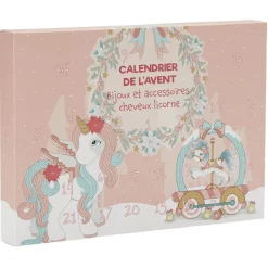 Sale Gifi Calendrier de l'Avent bijoux coiffure Licorne