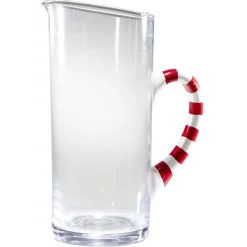 Carafe à eau avec anse déco sucre d'orge^Gifi