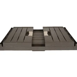 Rangement|Gifi Casier pliant 60 L plastique finition bois marron