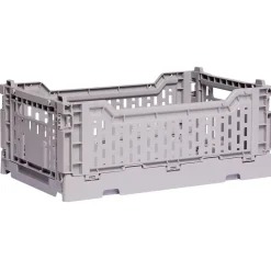 Rangement|Gifi Casier pliant plastique bleu 4 L