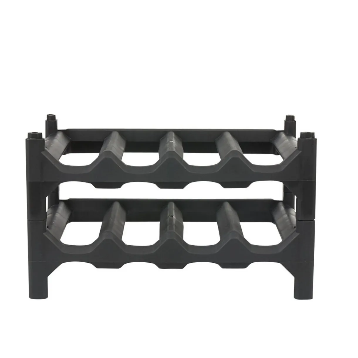 Casier pour 8 bouteilles noir^Gifi Clearance