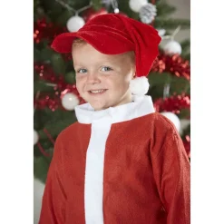 Discount Gifi Casquette de Noël adulte rouge et blanche