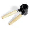 Casse-noix et décapsuleur 2-en-1 en aluminium avec manche en bois^Gifi Discount