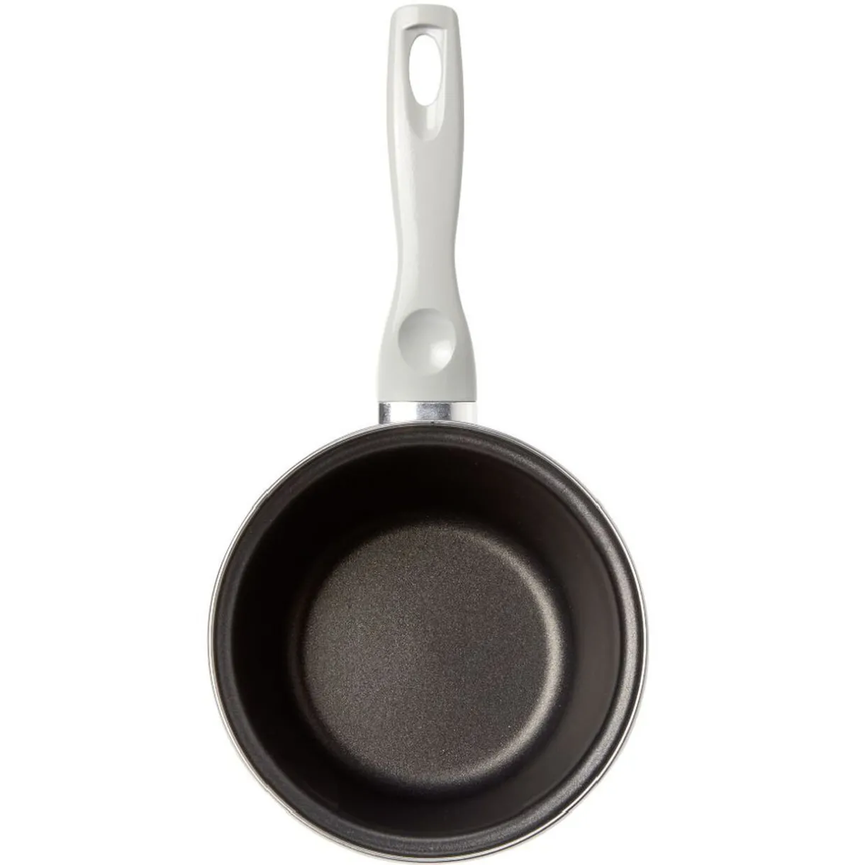 Casserole acier émaillé noir et blanc Ø 16 cm^Gifi Outlet