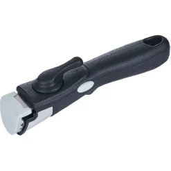 Casserole aluminium noir x3 avec poignée amovible x1^Gifi Outlet