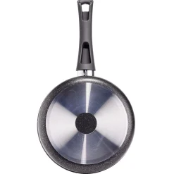 Casserole effet pierre antiadhérente noir Ø20xH7,5cm^Gifi Hot