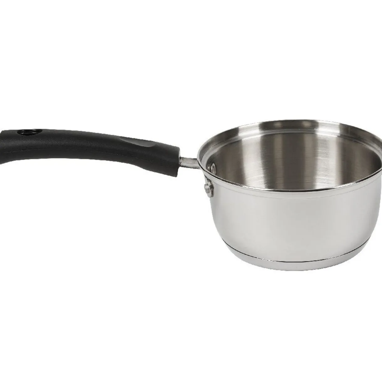 Casserole inox avec poignée bakélite noir ø 18 cm^Gifi Online