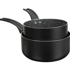 Casserole noire à induction effet pierre x2^Gifi Outlet