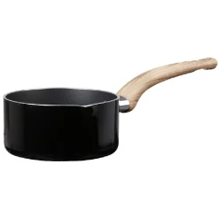 Casserole noire manche effet bois Ø 14^Gifi New