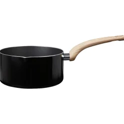 Casserole noire manche effet bois Ø 20^Gifi Sale