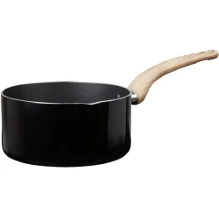 Casserole noire manche effet bois Ø 20^Gifi Sale