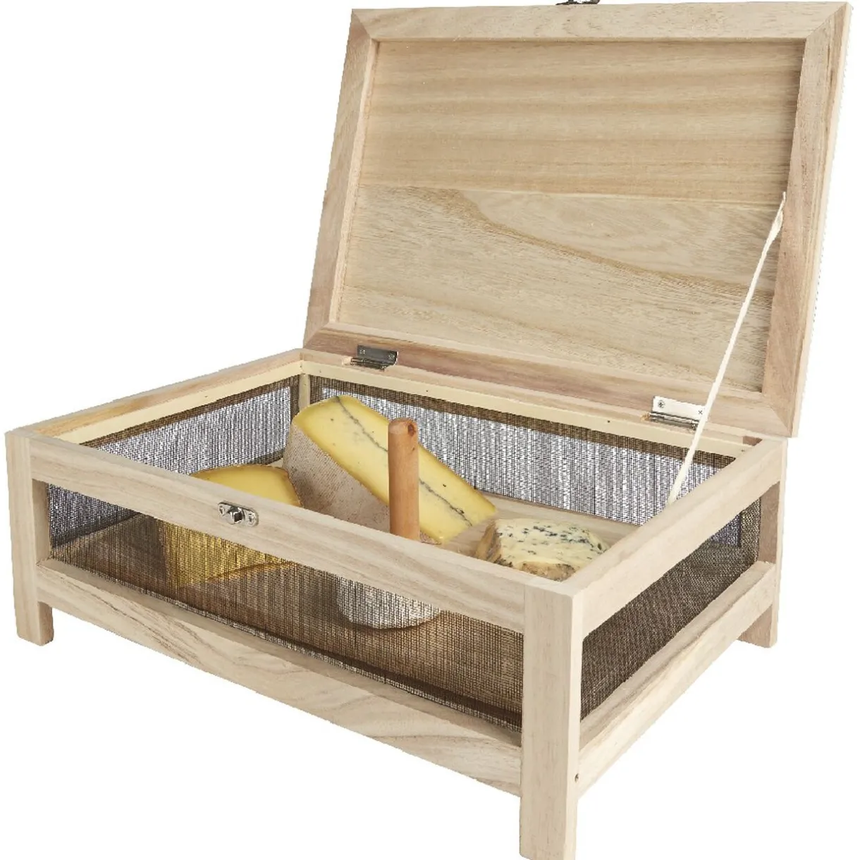 Cave à fromage bois avec plateau amovible^Gifi