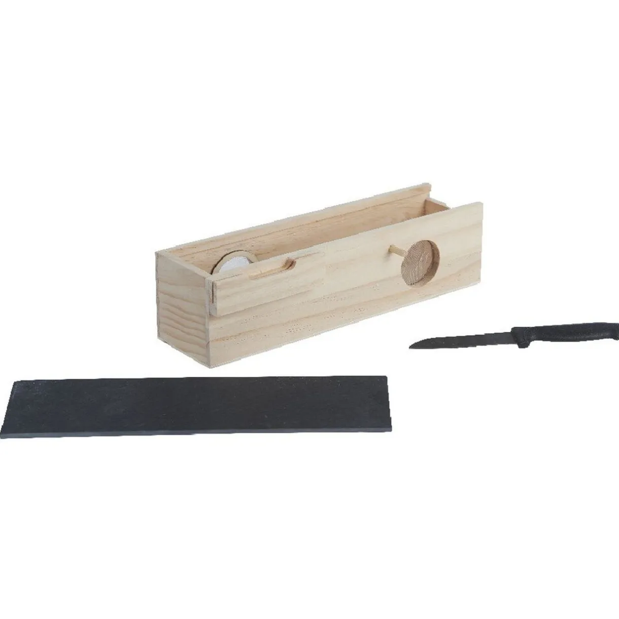 Cave à saucisson avec couteau^Gifi Discount