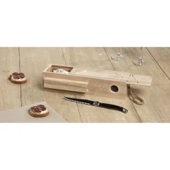 Cave à saucisson bois et couteau^Gifi Online