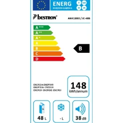 Cave à vin de service 18 bouteilles noir^Gifi Hot