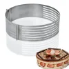 Cercle à pâtisserie extensible spécial génoise inox^Gifi Discount