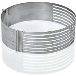 Cercle à pâtisserie extensible spécial génoise inox^Gifi Discount