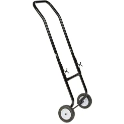 Sale Gifi Chariot avec panier à bûches en métal noir