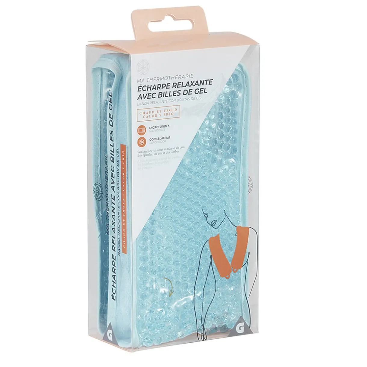 Best Gifi Écharpe relaxante avec billes de gel