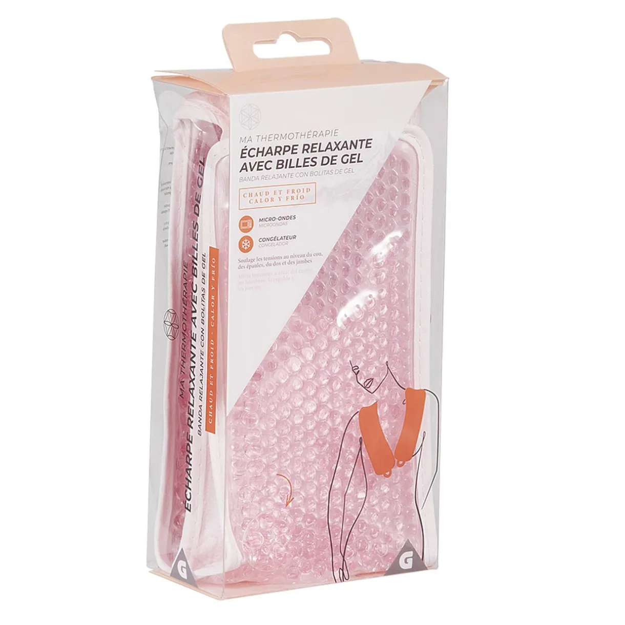 Best Gifi Écharpe relaxante avec billes de gel