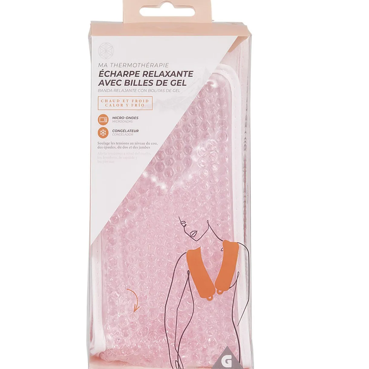 Best Gifi Écharpe relaxante avec billes de gel