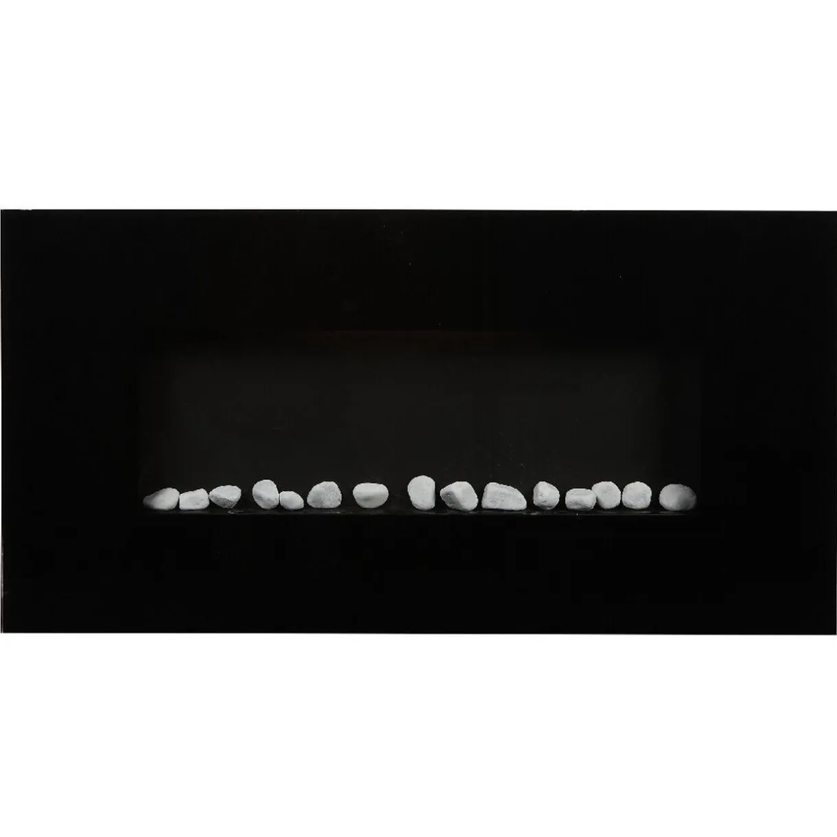 Sale Gifi Cheminée décorative chauffante motifs galets