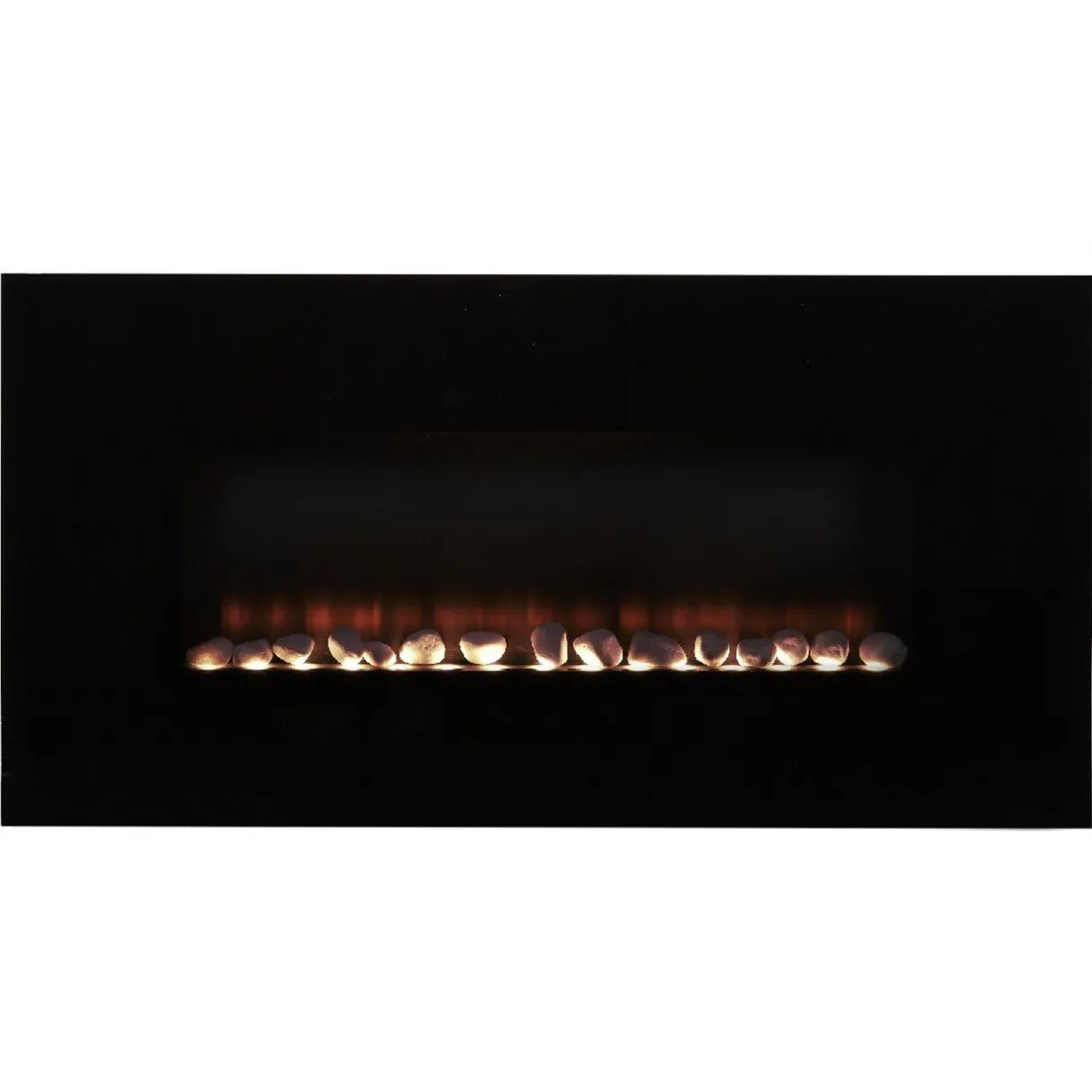 Sale Gifi Cheminée décorative chauffante motifs galets