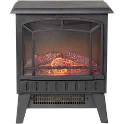 Outlet Gifi Cheminée décorative électrique L35xl22xH42cm 1 800W