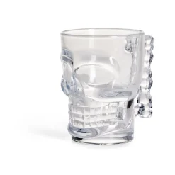 Chope de bière Halloween forme tête de mort 510ml^Gifi Outlet