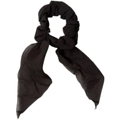 Hot Gifi Chouchou effet tissu noué noir