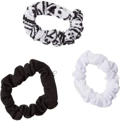 Online Gifi Chouchou en maille noir et blanc x3