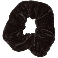 New Gifi Chouchou en velours uni noir