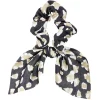 New Gifi Chouchou façon noeud foulard imprimé léopard