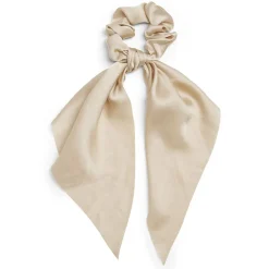 Hot Gifi Chouchou foulard beige satiné