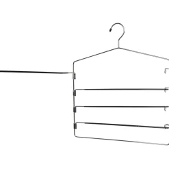 Rangement|Gifi Cintre 4 pantalons en métal noir