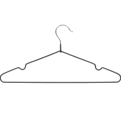 Rangement|Gifi Cintre antiglisse acier revêtement plastique noir x5