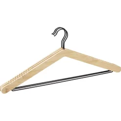 Rangement|Gifi Cintre en bambou et métal x3 - L44,5xH18,5cm